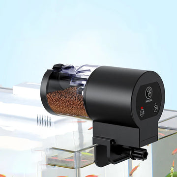 Automatic Fish Tank Feeder Intelligent Timing 100Ml Auto Feeder Aquarium Goldfish Feeder Large Capacity Fish Aquarium Feeder