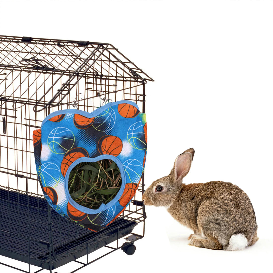 Rabbit Cage Hay Bag Hamster Food Waterproof Feeder Hanging Bag Small Pet Guinea Pig Food Alfalfa Container Ferrets Accessories